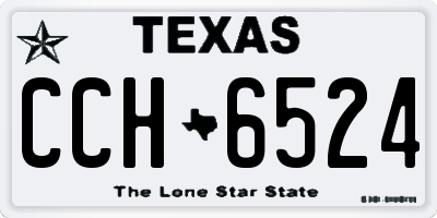 TX license plate CCH6524