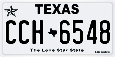 TX license plate CCH6548
