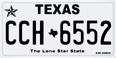 TX license plate CCH6552