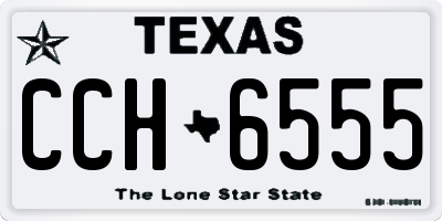 TX license plate CCH6555