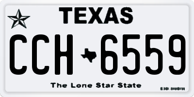 TX license plate CCH6559