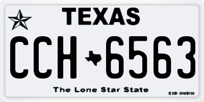 TX license plate CCH6563