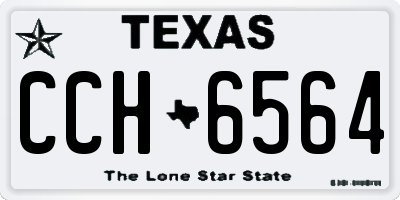TX license plate CCH6564