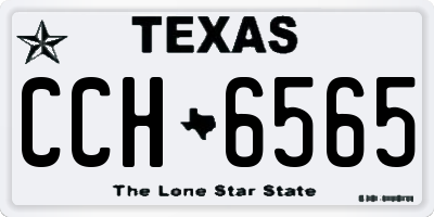 TX license plate CCH6565