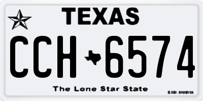 TX license plate CCH6574