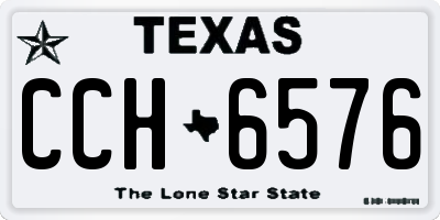 TX license plate CCH6576