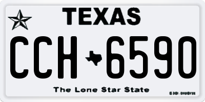 TX license plate CCH6590