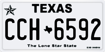 TX license plate CCH6592