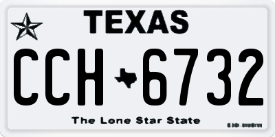 TX license plate CCH6732