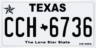 TX license plate CCH6736