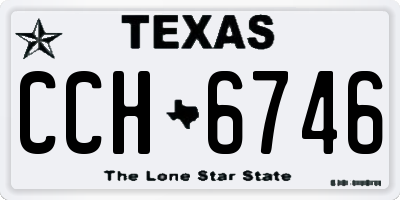 TX license plate CCH6746