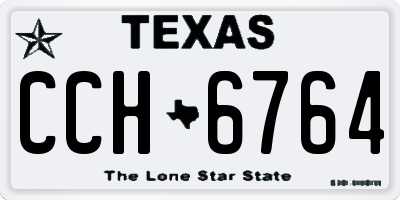 TX license plate CCH6764