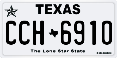 TX license plate CCH6910