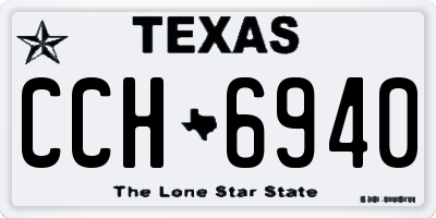TX license plate CCH6940