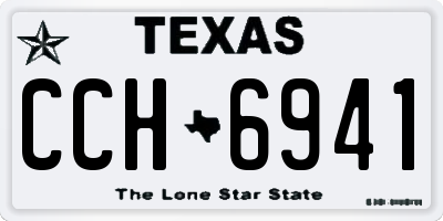 TX license plate CCH6941