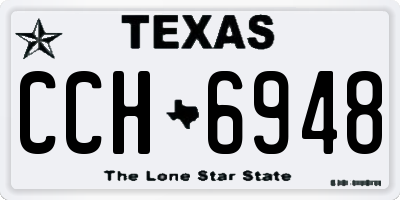 TX license plate CCH6948