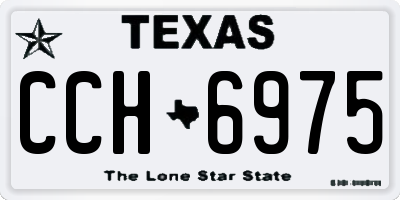 TX license plate CCH6975