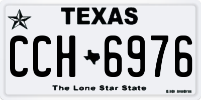 TX license plate CCH6976