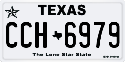 TX license plate CCH6979
