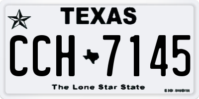 TX license plate CCH7145