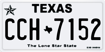 TX license plate CCH7152
