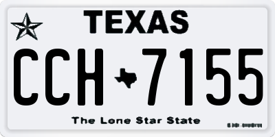 TX license plate CCH7155