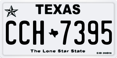 TX license plate CCH7395