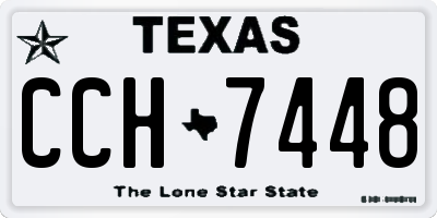 TX license plate CCH7448