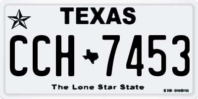 TX license plate CCH7453