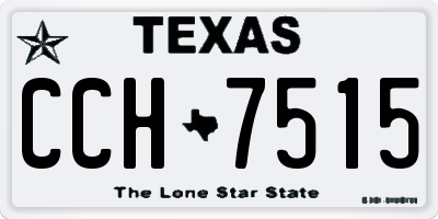 TX license plate CCH7515