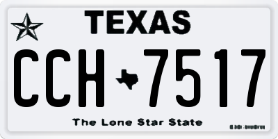 TX license plate CCH7517