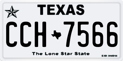 TX license plate CCH7566