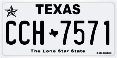 TX license plate CCH7571