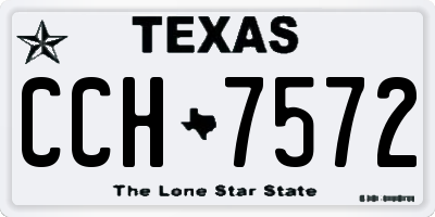 TX license plate CCH7572