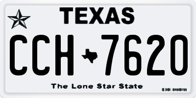 TX license plate CCH7620