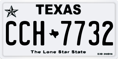 TX license plate CCH7732