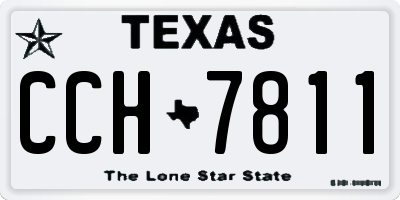 TX license plate CCH7811