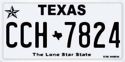 TX license plate CCH7824