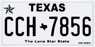 TX license plate CCH7856