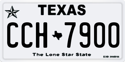 TX license plate CCH7900