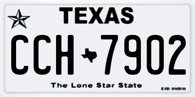 TX license plate CCH7902