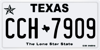 TX license plate CCH7909