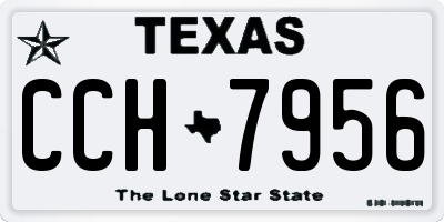 TX license plate CCH7956