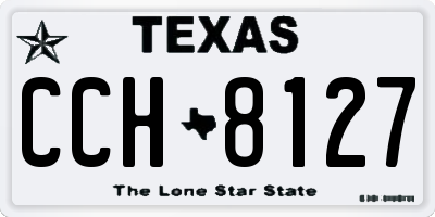 TX license plate CCH8127