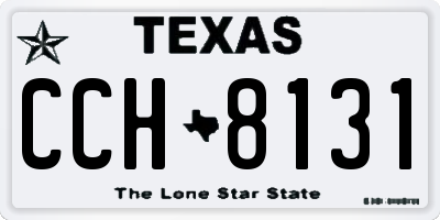 TX license plate CCH8131