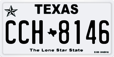 TX license plate CCH8146