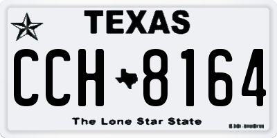 TX license plate CCH8164