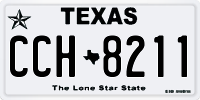 TX license plate CCH8211