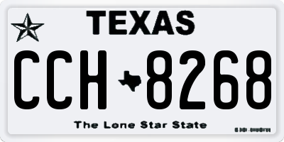 TX license plate CCH8268