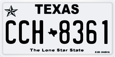 TX license plate CCH8361